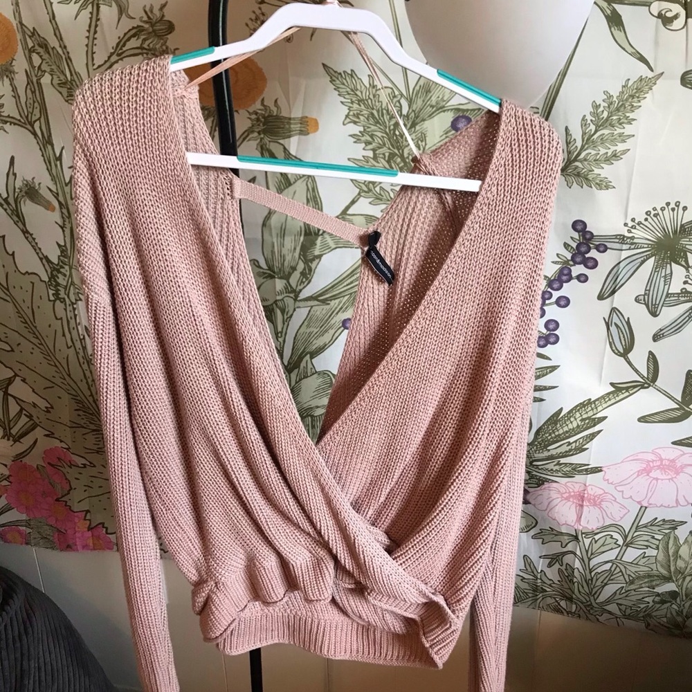 Deep V Sweater